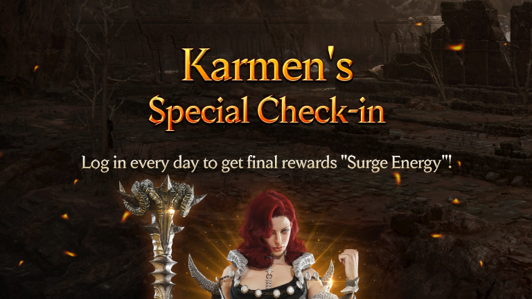 Karmen’s Special Check-in Event 